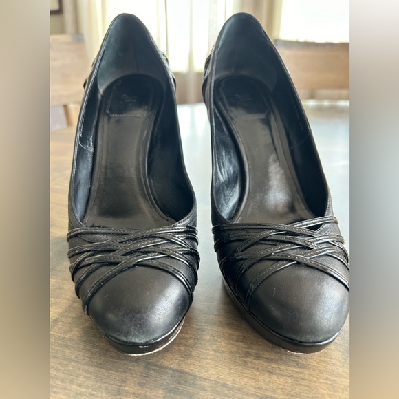 Christian Dior Karenine Escarpine Noir Pumps size 38 Pre loved  without box 👠 - Picture 2 of 6